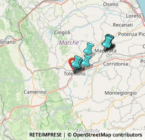 Mappa Contrada Riolante, 62029 Tolentino MC, Italia (10.51846)