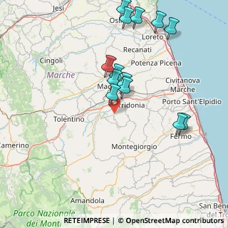 Mappa 62014 Petriolo MC, Italia (17.12846)