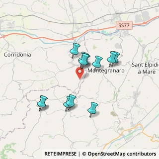 Mappa Via Fonte Accatte, 62015 Monte San giusto MC, Italia (3.26083)
