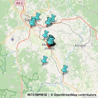 Mappa Via A. Fabbri, 53014 Monteroni D'arbia SI, Italia (4.411)