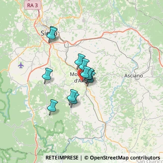 Mappa Via Agenore Fabbri, 53014 Monteroni d'Arbia SI, Italia (5.06833)