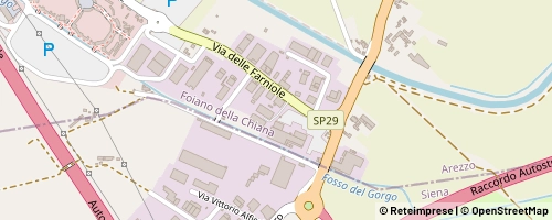 Mappa Foiano della Chiana