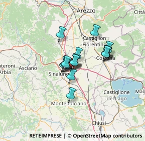 Mappa Via Ferrari, 52045 Foiano della Chiana AR, Italia (8.36889)