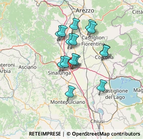 Mappa Via Ferrari, 52045 Foiano della Chiana AR, Italia (11.08333)