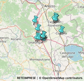 Mappa Via Ferrari, 52045 Foiano della Chiana AR, Italia (7.98)