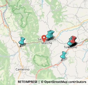 Mappa Viale Cappuccini, 62027 San Severino Marche MC, Italia (8.1165)