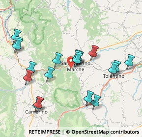 Mappa Viale Cappuccini, 62027 San Severino Marche MC, Italia (8.3495)