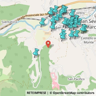 Mappa Viale Cappuccini, 62027 San Severino Marche MC, Italia (0.67276)