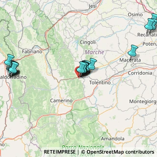 Mappa Viale Cappuccini, 62027 San Severino Marche MC, Italia (20.168)