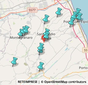 Mappa Strada Comunale Pozzetto, 63811 Sant'Elpidio a Mare FM, Italia (4.398)