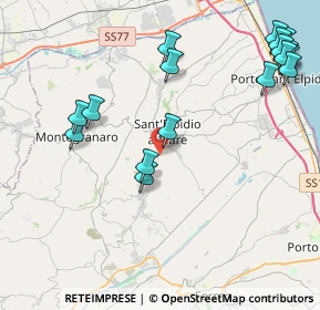 Mappa Strada Comunale Pozzetto, 63811 Sant'Elpidio a Mare FM, Italia (5.28)