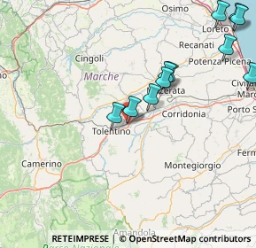 Mappa Via Salvatore Ficili, 62029 Tolentino MC, Italia (18.92636)
