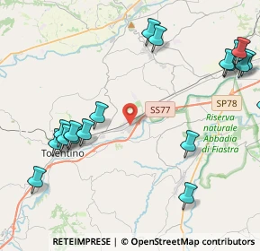Mappa Via Salvatore Ficili, 62029 Tolentino MC, Italia (5.7985)