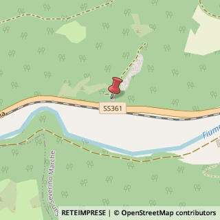 Mappa Località Valle Dei Grilli, 8, 62027 San Severino Marche, Macerata (Marche)