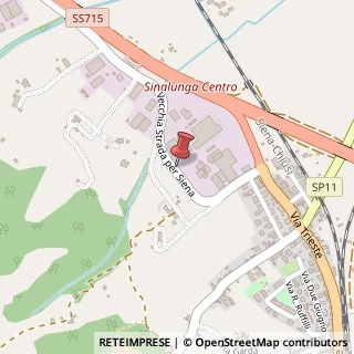 Mappa Via Guido Rossa, 12, 53048 Sinalunga, Siena (Toscana)