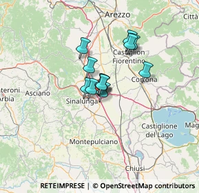 Mappa Str. Vicinale del Gorgo, 52045 Foiano della Chiana AR, Italia (7.9975)