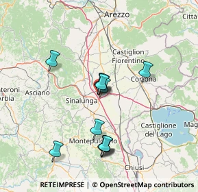 Mappa Str. Vicinale del Gorgo, 52045 Foiano della Chiana AR, Italia (13.00417)