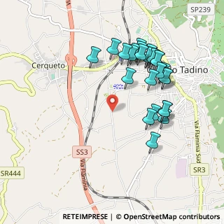 Mappa Via Flaminia Antica, 06023 Gualdo Tadino PG, Italia (1.00714)
