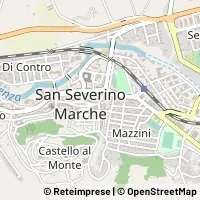 Map San Severino Marche