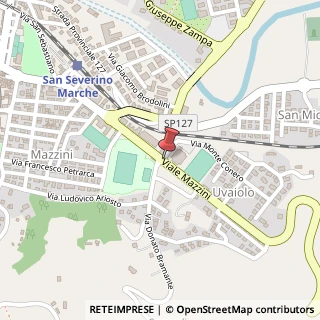 Mappa Via mazzini 19, 62027 San Severino Marche, Macerata (Marche)