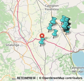 Mappa Località Farneta, 52044 Cortona AR, Italia (8.32111)