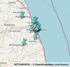 Mappa Strada Comunale Alberelli c, 63900 Fermo FM, Italia (6.53818)