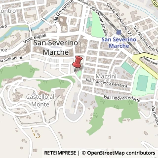 Mappa Via Cesare Battisti, 17, 62027 San Severino Marche, Macerata (Marche)