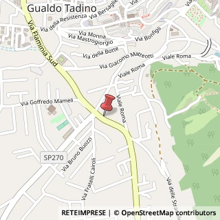Mappa Via Flaminia Sud, 9, 06023 Gualdo Tadino, Perugia (Umbria)