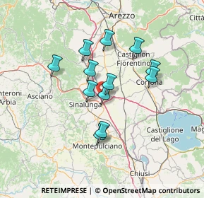 Mappa Valdichiana Outlet Village, 52045 Foiano della Chiana AR, Italia (11.3675)
