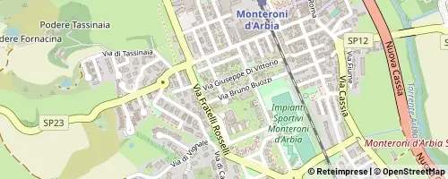 Mappa Monteroni d’Arbia