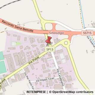 Mappa Via delle Persie, 46, 53048 Sinalunga, Siena (Toscana)