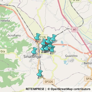 Mappa Via Vanzetti, 53048 Sinalunga SI, Italia (0.97091)