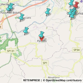 Mappa Corso Umberto I, 62014 Petriolo MC, Italia (3.6425)