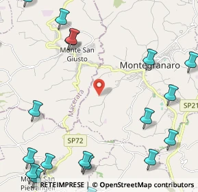 Mappa Contrada Santa Maria d'Ete, 63812 Montegranaro FM, Italia (3.541)