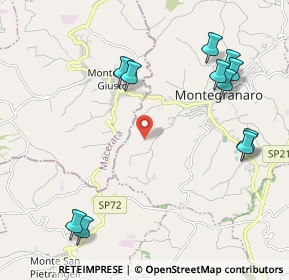 Mappa Contrada Santa Maria d'Ete, 63812 Montegranaro FM, Italia (2.59455)