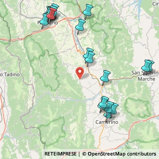Mappa Località Vasconi, 62022 Castelraimondo MC, Italia (11.6035)