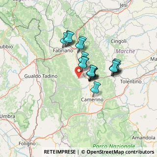 Mappa Località Vasconi, 62022 Castelraimondo MC, Italia (10.4835)