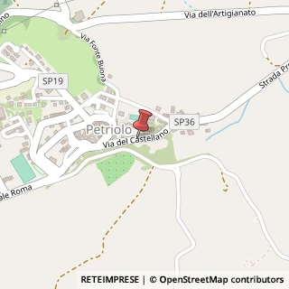 Mappa Via del Castellano,  8, 62014 Petriolo, Macerata (Marche)