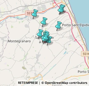 Mappa Via Tanaro, 63811 Sant'Elpidio a Mare FM, Italia (2.32455)