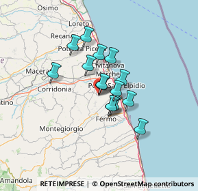 Mappa Via Tanaro, 63811 Sant'Elpidio a Mare FM, Italia (9.26133)