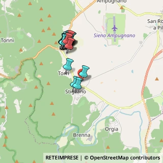 Mappa Via Bellaria, 53018 Sovicille SI, Italia (1.784)