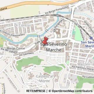 Mappa Via Giuseppe Garibaldi, 8, 62027 San Severino Marche, Macerata (Marche)