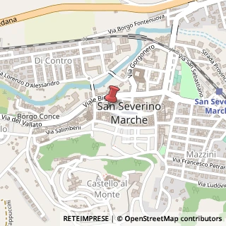 Mappa Via Giuseppe Garibaldi, 5, 62027 San Severino Marche, Macerata (Marche)
