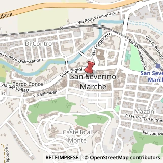 Mappa Piazza del Popolo, 64, 62027 San Severino Marche, Macerata (Marche)