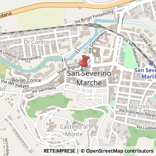 Mappa Via del Forno, 41, 62027 San Severino Marche, Macerata (Marche)