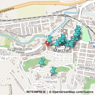 Mappa Via Giuseppe Garibaldi, 62027 San Severino Marche MC, Italia (0.242)