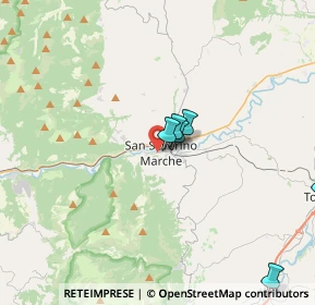 Mappa Via Giuseppe Garibaldi, 62027 San Severino Marche MC, Italia (7.24389)