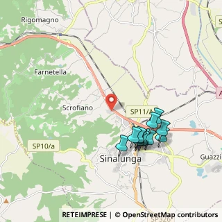 Mappa Strada vicinale dei Melelli, 53048 Sinalunga SI, Italia (1.96364)