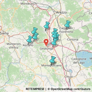 Mappa Strada vicinale dei Melelli, 53048 Sinalunga SI, Italia (11.61273)