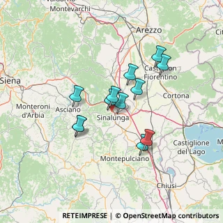 Mappa Strada vicinale dei Melelli, 53048 Sinalunga SI, Italia (11.24167)
